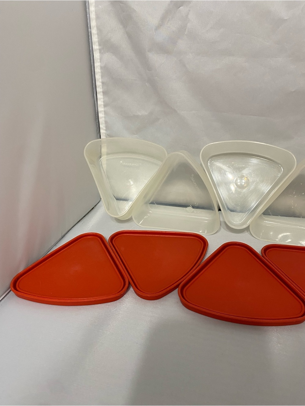 Tupperware Red 6-Segment Rotating Food Storage Carousel - Picture 11 of 16
